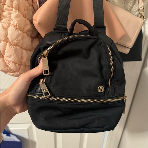 Nano Mini Lululemon Backpack Lululemon City Adventurer Backpack Micro In  Black/gold